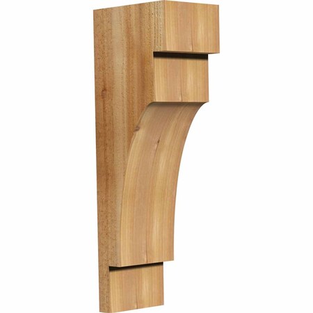Ekena Millwork Mediterranean Rough Sawn Corbel, Western Red Cedar, 6"W x 8"D x 24"H COR06X08X24MED00RWR